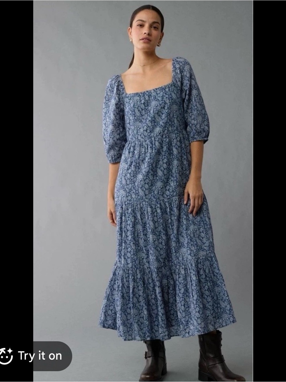 American Eagle Floral Maxi Dress M